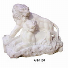 Marble lions-ANM107