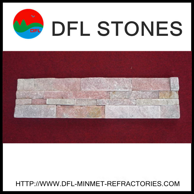 peach quartz slab cultural stone